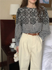 Customized Wholesale Hallow Out Flower Embroidery Shirt