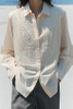 Custom Wholesale Casual Shirt with Beaded Chest