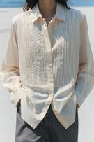 Custom Wholesale Casual Shirt with Beaded Chest