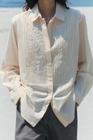 Custom Wholesale Casual Shirt with Beaded Chest
