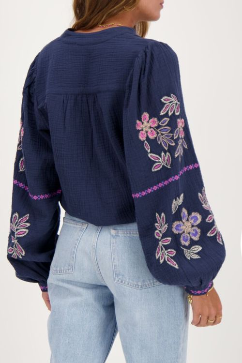 Wholesale Custom Blouse with Embroidery