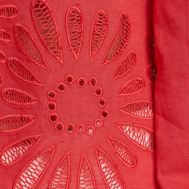 Wholesale Customized Women's Sleeves Blouse with Embroidered