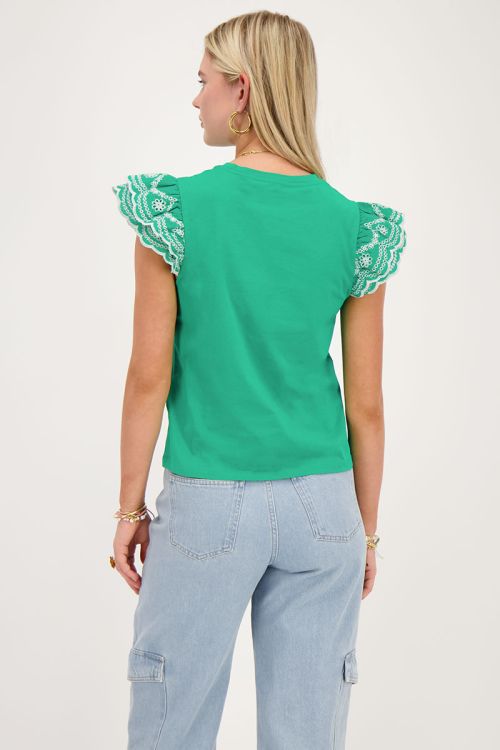 Wholesale Custom T-shirt with embroidery sleeves