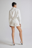 Women's Coconut Flower Hallow Out Embroidery White Shirt
