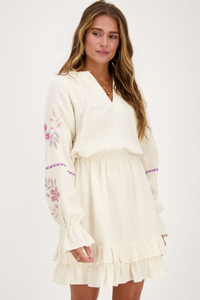 Wholesale Custom Cotton Dress with Embroidery