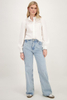 Custom Wholesale Cotton Jacquard Shirt with Flower Tape