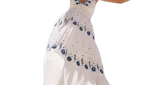How To Choose A Comfortable And Stylish Embroidered Long-Sleeve Women’s Cotton Dress?