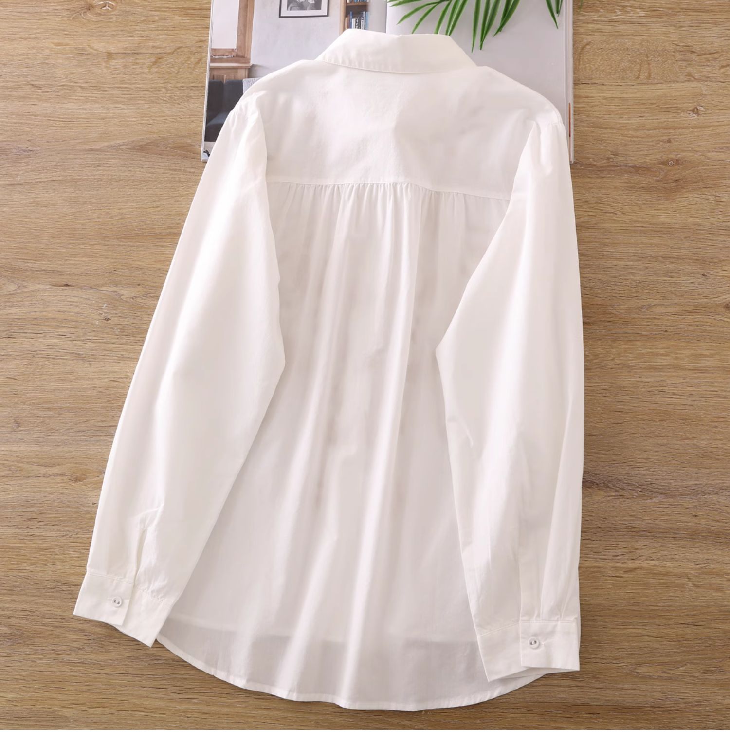 Customized Wholesale White Embroidery Shirt