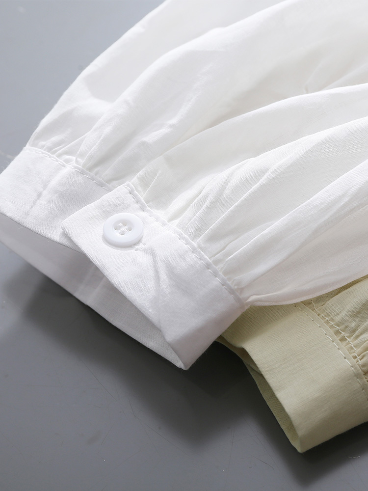Customized Wholesale Eyelet Embroidery Hallow out Shirt