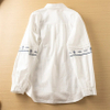 Wholesale Customized Geometric Pattern Embroidered Blouse