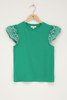 Wholesale Custom T-shirt with embroidery sleeves