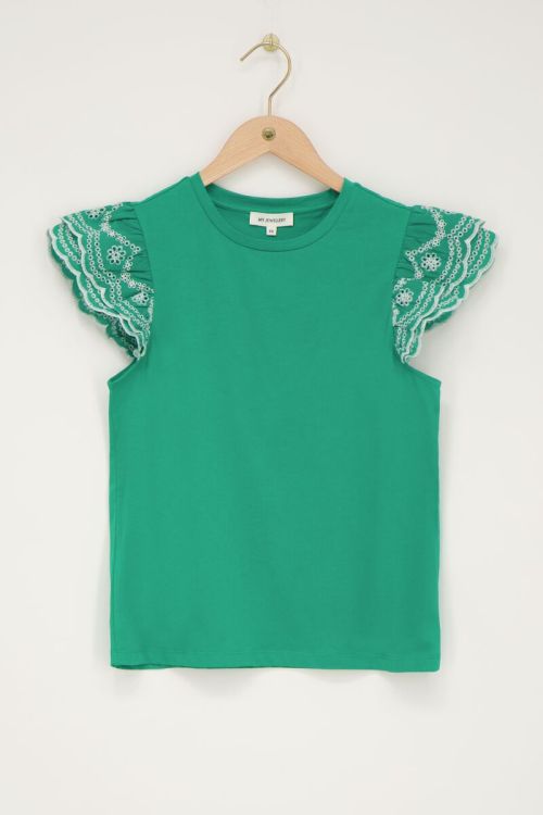 Wholesale Custom T-shirt with embroidery sleeves