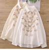 Customized Wholesale White Embroidery Shirt
