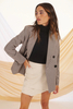 Customized Wholesale Women's Houndstooth Blazer